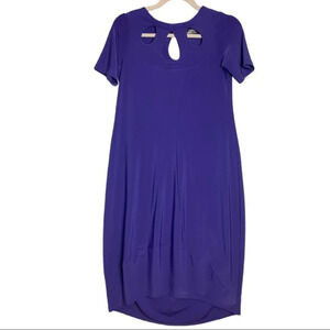 Sympli Canada Women’s Purple Casual Professional Dress Size 2  Comfort Stretch